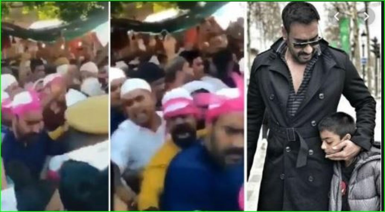 1633px x 900px - Ajay Devgn loses cool as he gets mobbed at Ajmer Sharif Dargah ...