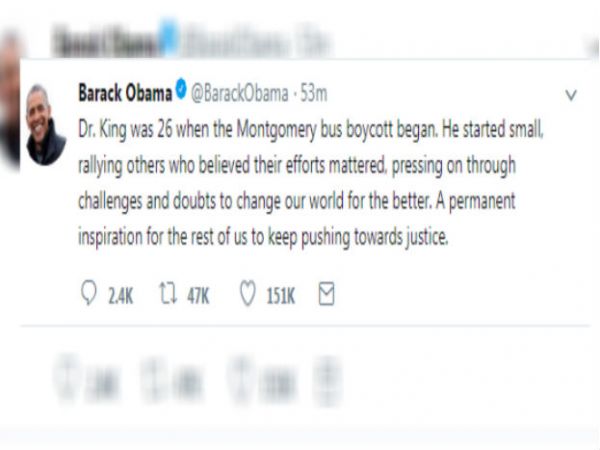 जब किंग 26 के थे, ओबामा का यह ट्वीट हुआ वायरल