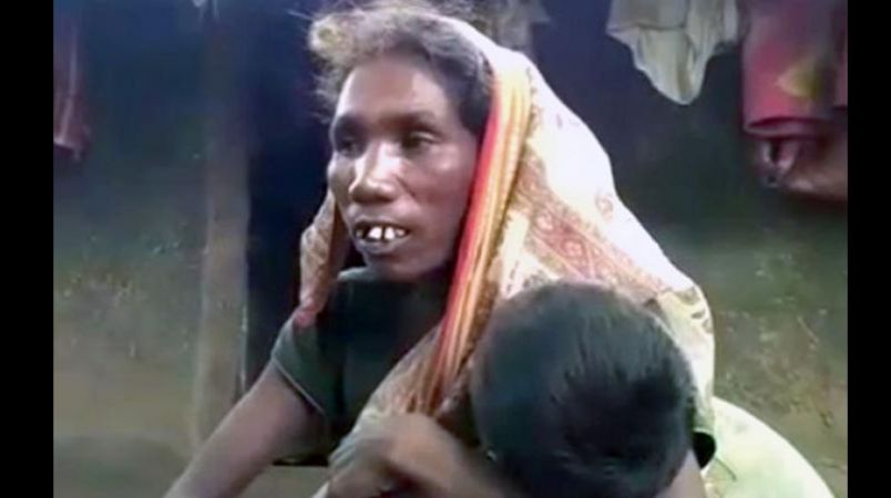 भूख से दम तोड़ने वाली बच्ची के परिवार को छोड़ना पडा गाँव