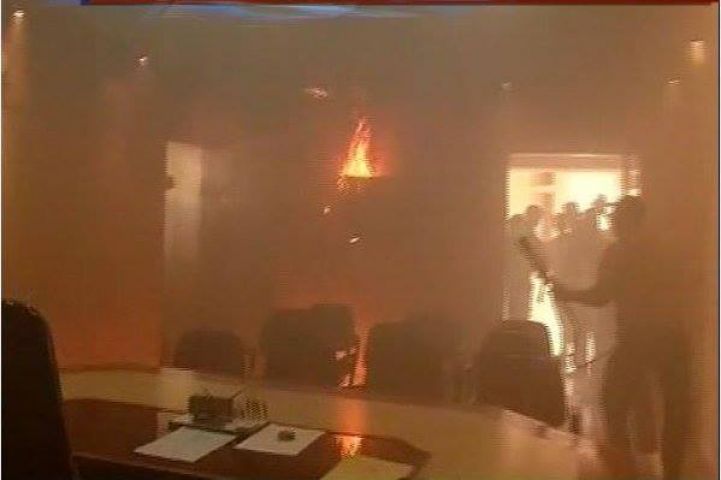 Odisha Assembly poll:Fire broke in CM Naveen's chamber