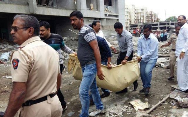 Under-construction building collapsed in pune: nine killed
