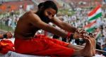 Yoga guru Baba Ramdev kick-started 'International yoga day' in Faridabad