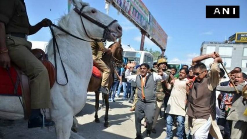 Horse assaulted by BJP MLA in Uttrakhand