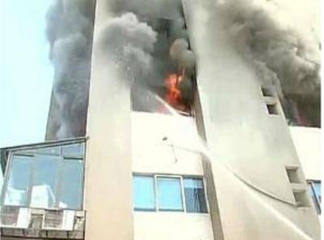 Major fire at TOI building