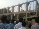 Merrut:Six trapped as under-construction building collapses