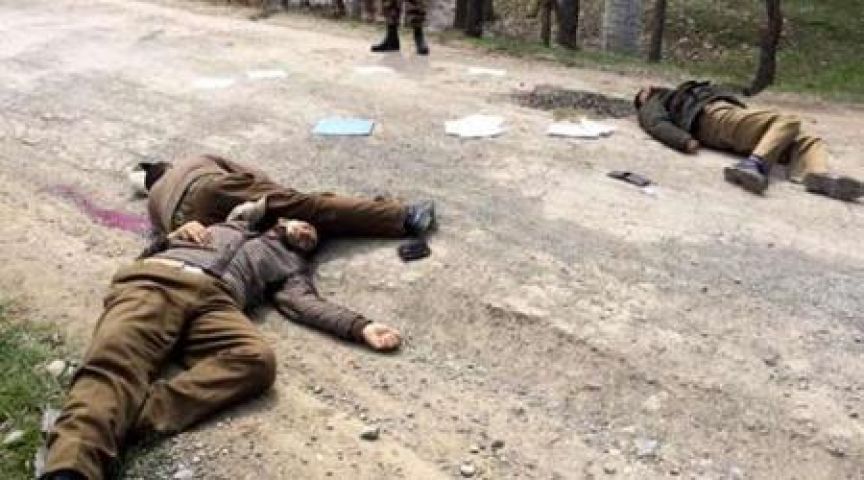 Three policemen killed in two attacks in Jammu and Kashmir