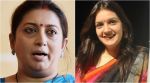 Smriti Irani-Priyanka Chaturvedi punch each other on Twitter fight