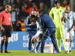 Lionel Messi suffered an injury scare as Argentina down Honduras