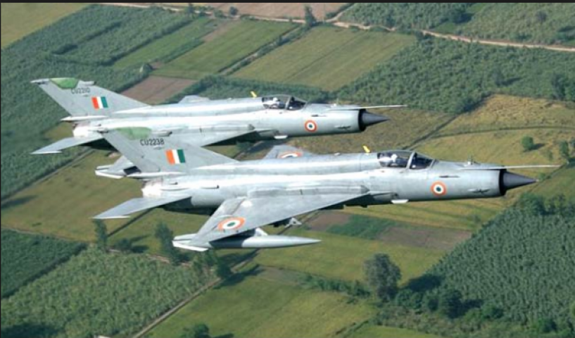 MiG-21 fighter crashed near Barmer in rajasthan