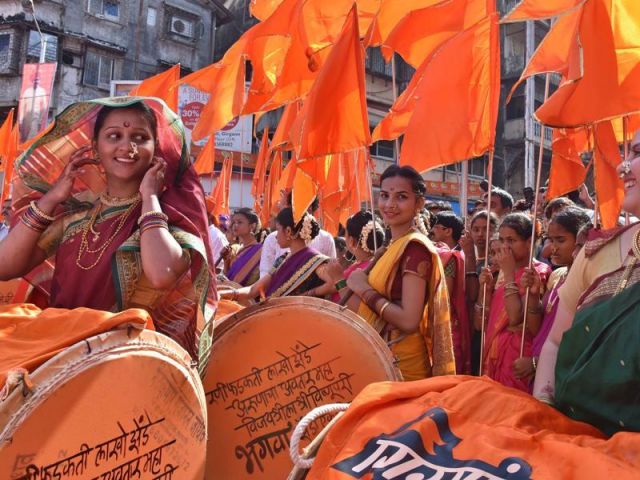 India rings in new year : Gudi Padwa