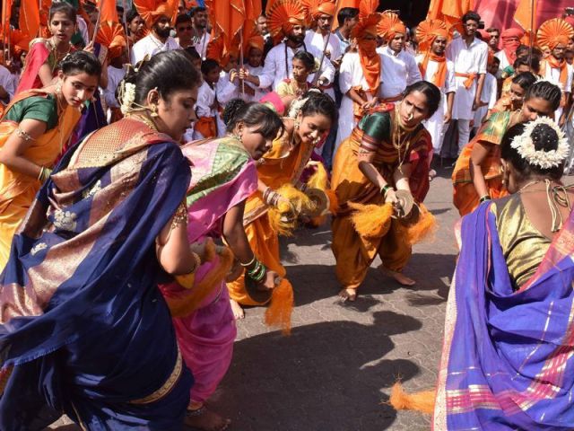 India rings in new year : Gudi Padwa