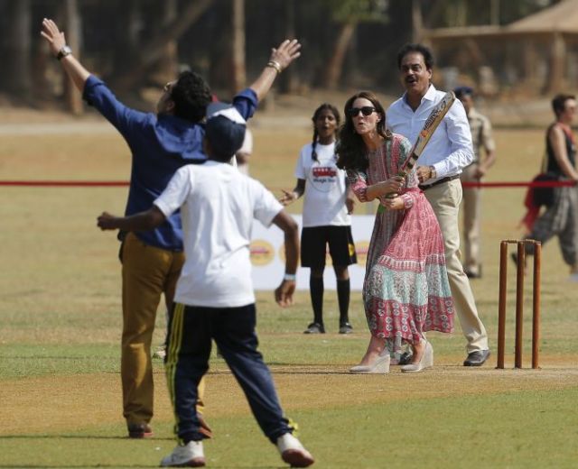 Prince William, Kate Middleton and Sachin Tendulkar rocked on Mumbai’s famous Oval ground