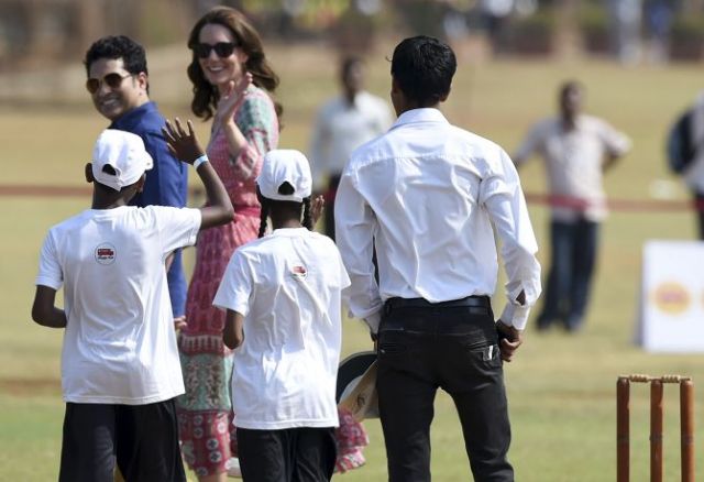 Prince William, Kate Middleton and Sachin Tendulkar rocked on Mumbai’s famous Oval ground