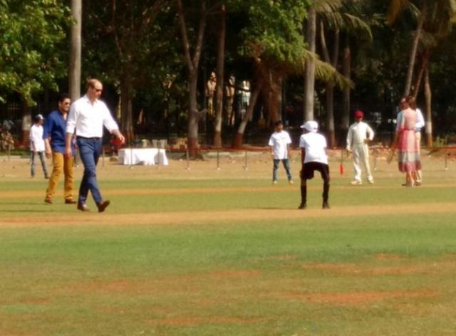 Prince William, Kate Middleton and Sachin Tendulkar rocked on Mumbai’s famous Oval ground