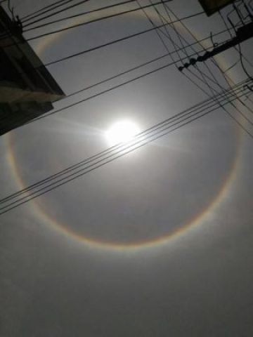 Mysterious Circular Rings spotted around  the Sun
