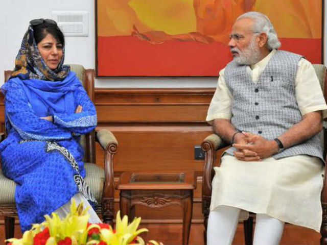 Mahbooba Mufti: it was a 'positive' meeting with PM Modi