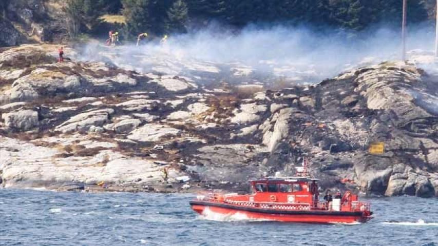 OSLO Helicopter crashed off