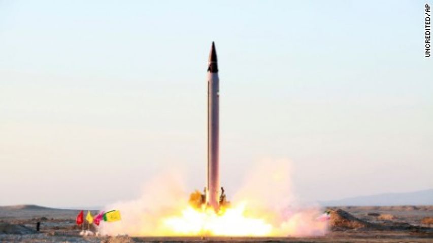 Ballistic missile,tested by Iran