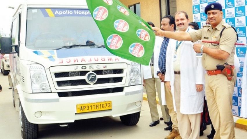 First GPS-enabled ambulance flagged off