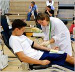 Students and Teacher’s donated blood!