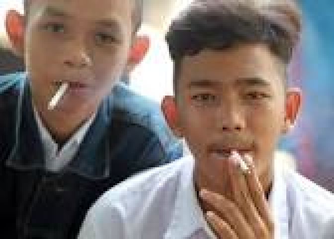97% of students user of tobacco from private school