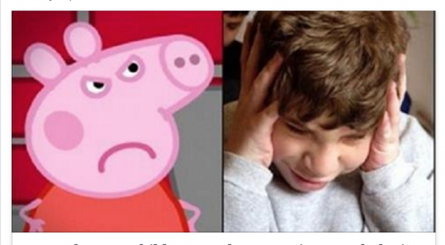 Psychologist warn against children watching Peppa Pig