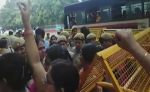 Delhi Police manhandled the protesting nurses, dragged into buses