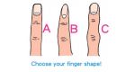 Which type of finger you have?
