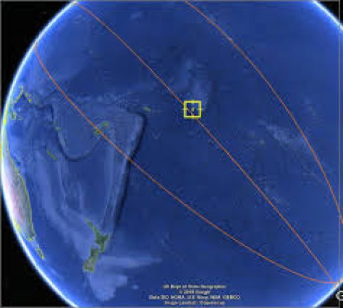 प्रशांत महासागर में गिरा चीन का स्पेस स्टेशन