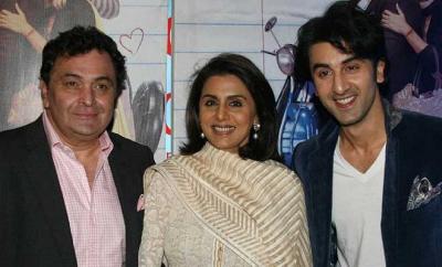 Ranbir Kapoor reunites with Rishi-Neetu Kapoor, see pictures