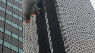 न्यूयॉर्क: ट्रम्प टॉवर में लगी आग