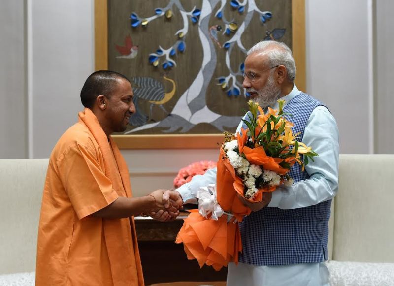 योगी आदित्यनाथ ने की प्रधानमंत्री मोदी से मुलाकात
