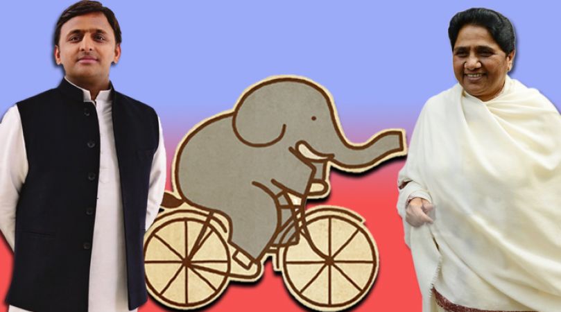 2019चुनाव: 'कमल' को कुचलने के लिए 'हाथी-साइकिल' एक साथ