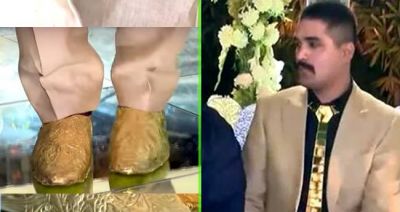 सलमान ने अपनी शादी में पहना सोने का सूट और 17 लाख के जूते