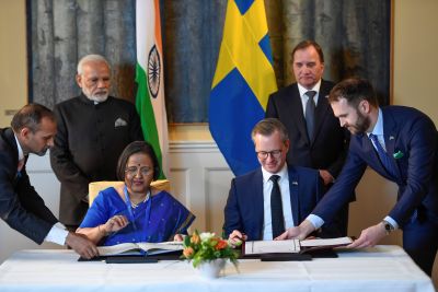 भारत और स्वीडन के बीच हुए कुछ मत्वपूर्ण समझौते