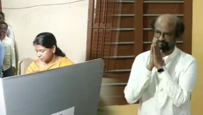 लोकसभा चुनाव: द्रमुक नेता कनिमोई ने डाला वोट, रजनीकांत ने भी किया मतदान