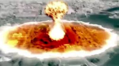 उत्तर कोरिया ने किया अमेरिका में विध्वंस, अमेरिकी धरती पर गिरा बम