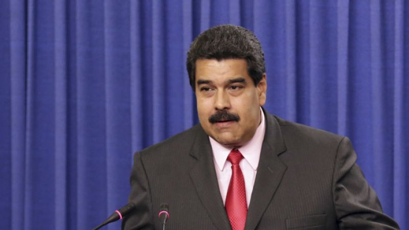 अमेरिका ने लगाया वेनेजुएला के प्रेसिडेंट निकोलस मादुरो पर प्रतिबंध