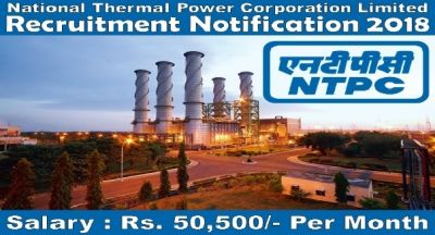 NTPC RECRUITMENT 2018: Limited Vacancy for the post of Research Associate