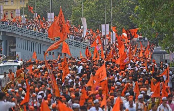 महाराष्ट्र मराठा आंदोलन : 5000 प्रदर्शनकारिओं के खिलाफ केस दर्ज