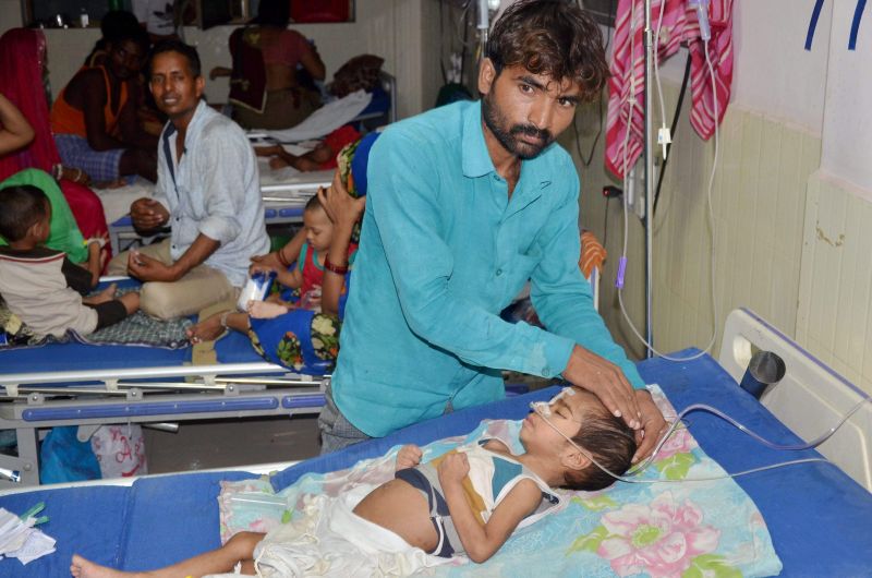 गोरखपुर में फिर से 35 बच्चों की मौत