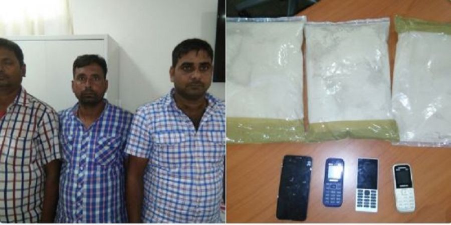 उत्तर प्रदेश से पकड़ाए ढाई करोड़ के ड्रग्स, तीन तस्कर गिरफ्तार