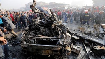 बगदाद  में  कार बम विस्फोट में  9  लोगों की मौत