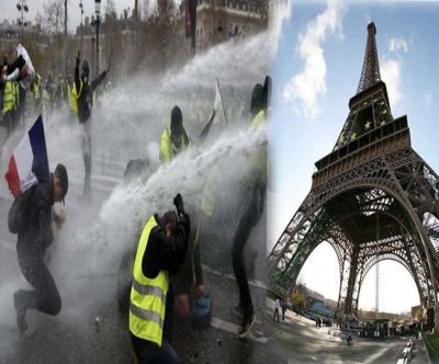 फ्रांस : तेज हुई आंदोलन की आग, हाई अलर्ट पर राजधानी, एफिल टावर को करना पड़ा बंद