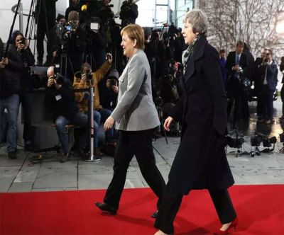 यूरोपीय नेताओं से मिलीं ब्रिटिश पीएम टेरीजा मे, ब्रेक्जिट समझौते को बचाने की कर रहीं हैं कोशिश