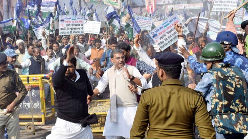 रालोसपा कार्यकर्ताओं पर लाठीचार्ज के विरोध में आज बंद रहेगा बिहार, अन्य दलों ने भी किया समर्थन