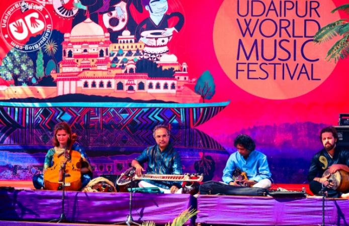 उदयपुर में वर्ल्ड म्यूजिक फेस्टिवल की धूम