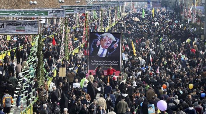 ट्रंप के खिलाफ ईरान में लाखों लोगों ने निकाली रैली
