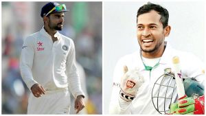 बांग्लादेश ने बनाये टेस्ट मैच में 322 रन