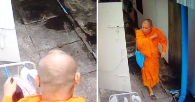 बौद्ध साधु की अश्लील हरकत का वीडियो हुआ वायरल